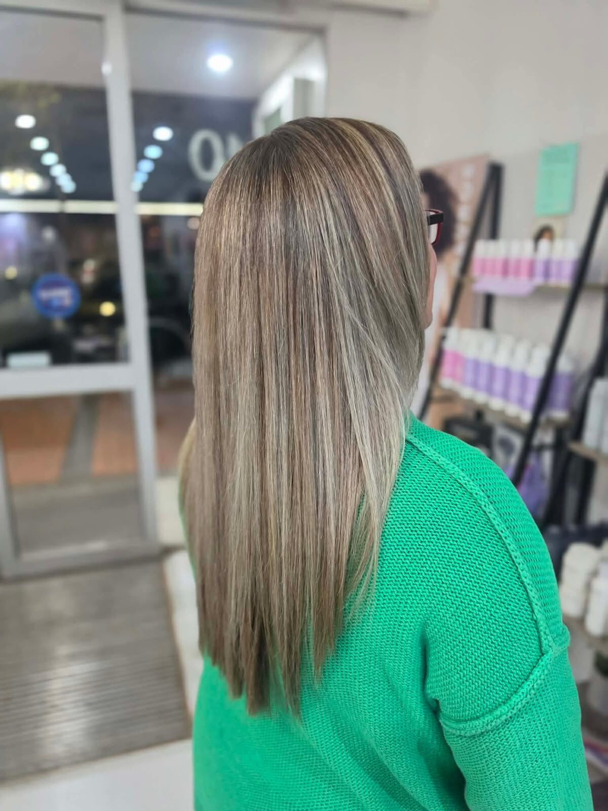 A client at a salon within The Salon Group