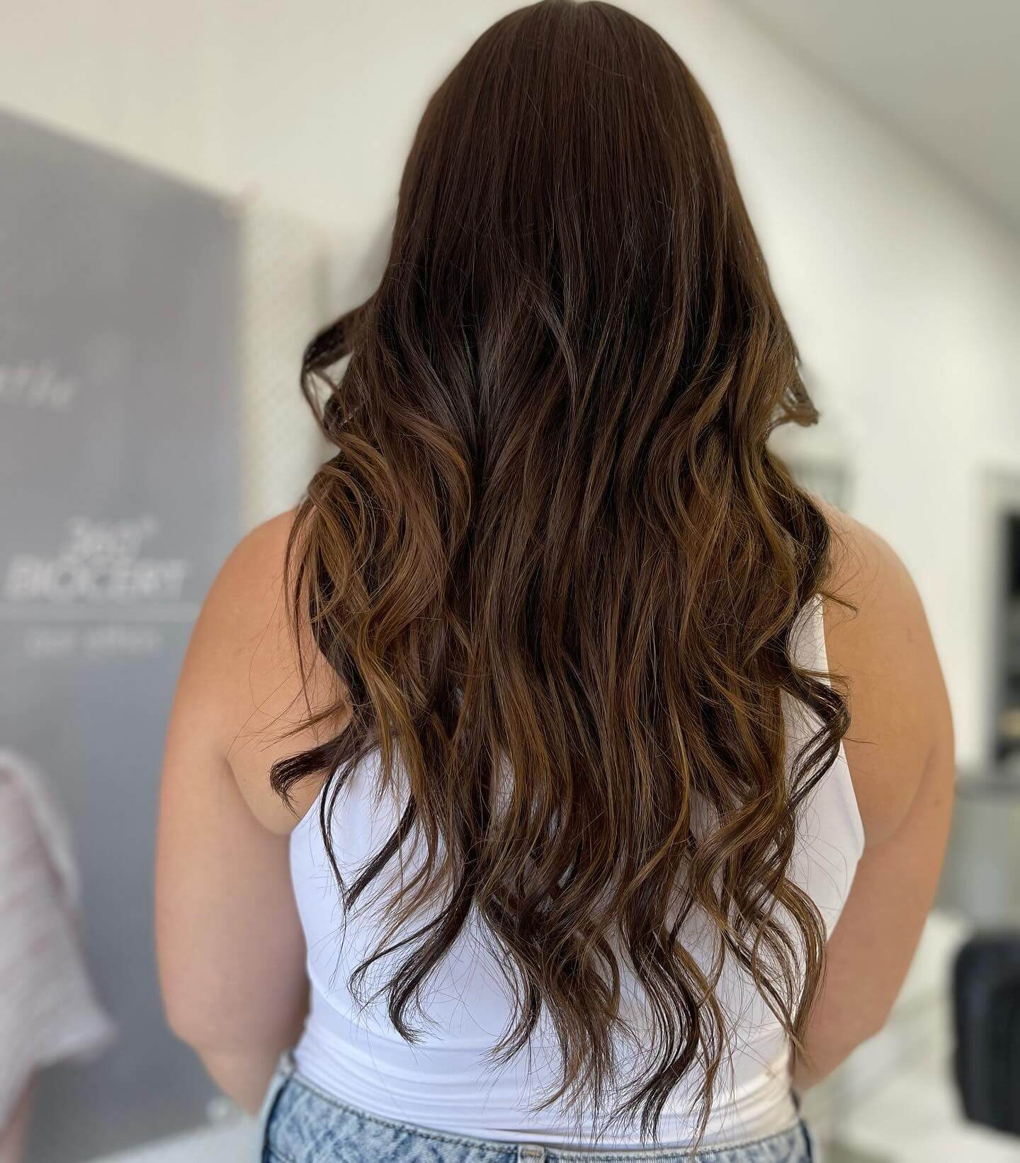 Brunette balayage at Arty Hair Studio