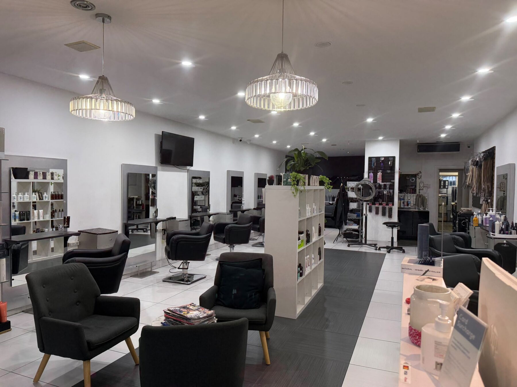 Inside Arty Hair Studio, Werribee