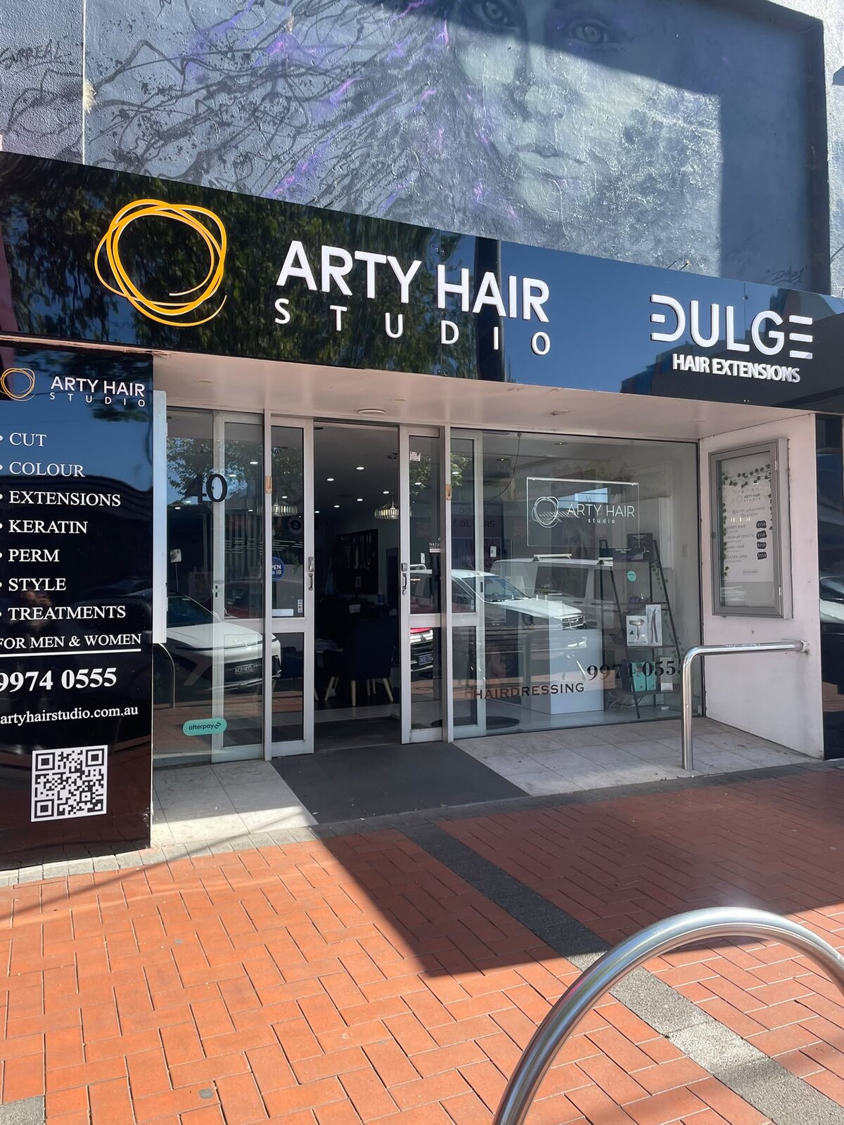 Arty Hair Studio entrance, Werribee