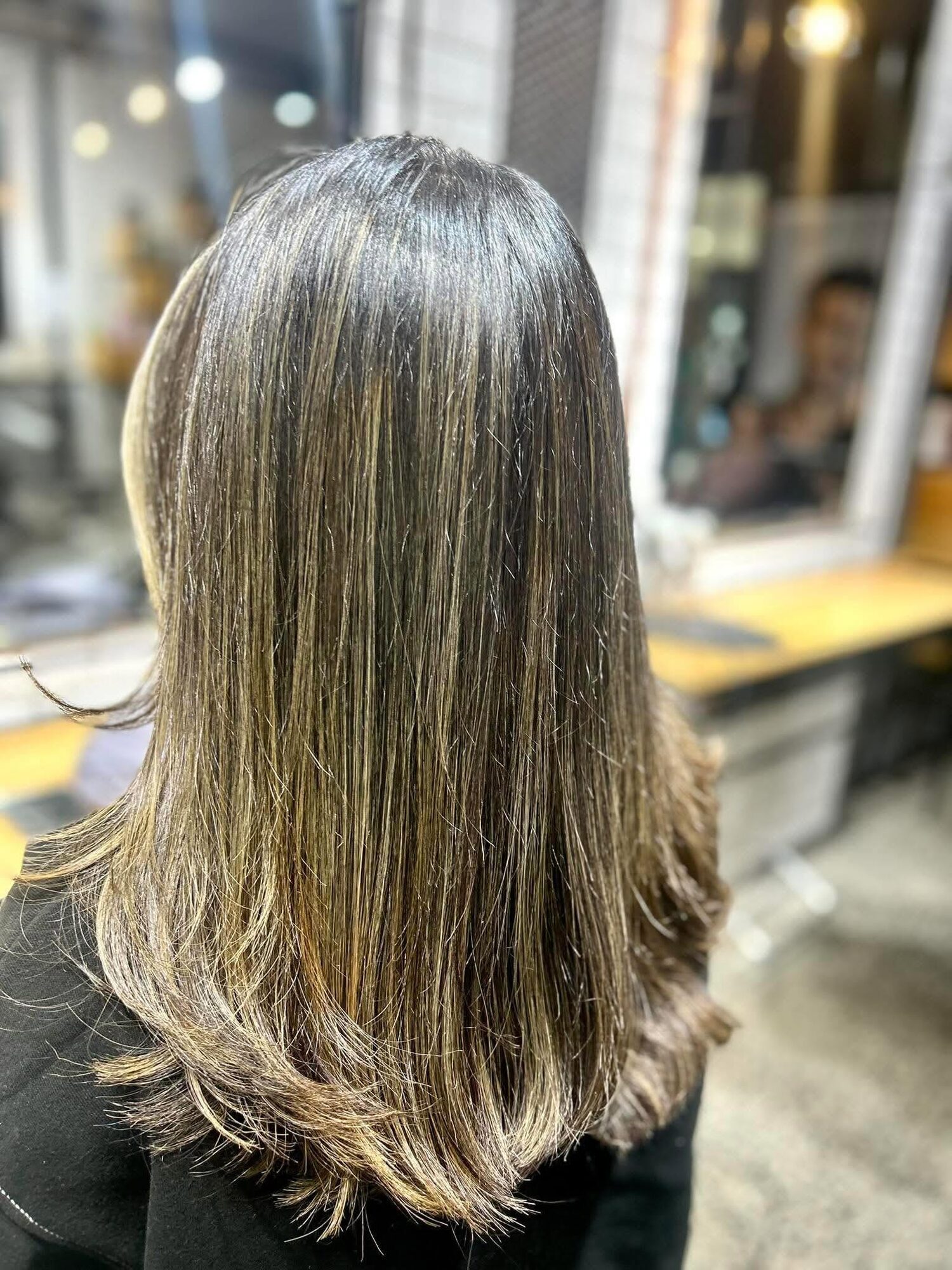 Highlights and blow-dry at Hair Station