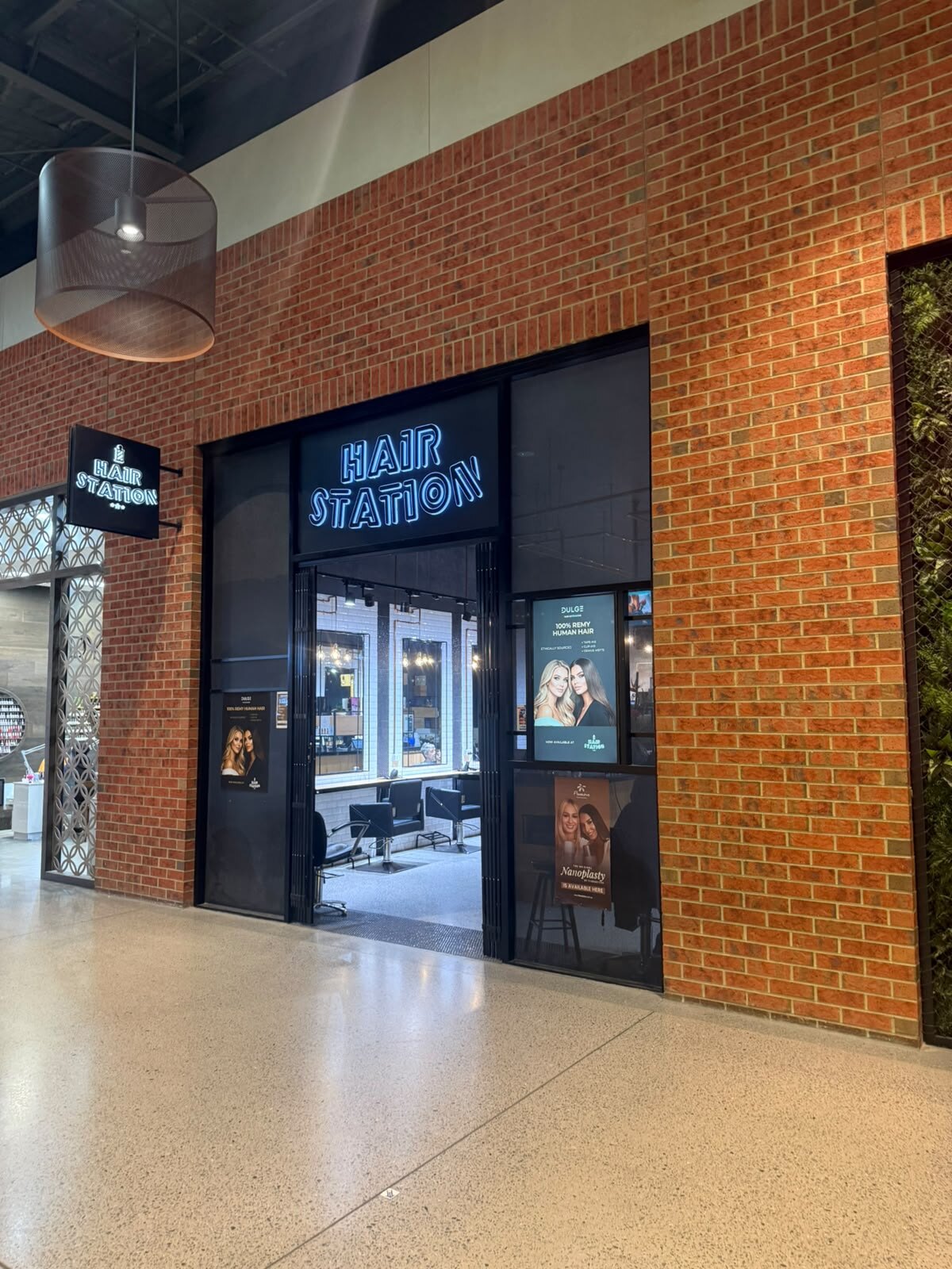 Hair Station entrance, Casey Central