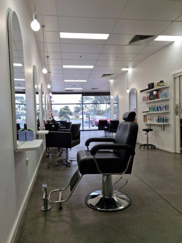 A salon interior within The Salon Group